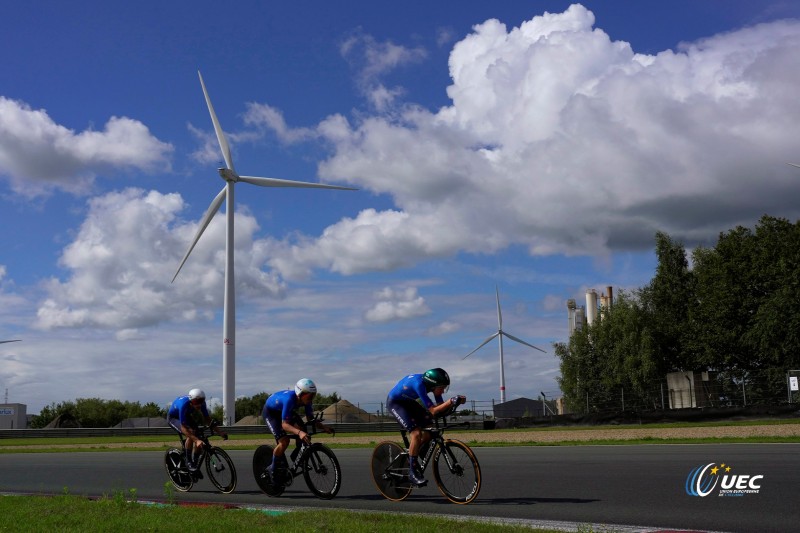 2024 UEC Road European Championships - Limburg - Flanders - Junior Team Time Trial Mixed Relay 52,3 km - 12/09/2024 -  - photo Luca Bettini/SprintCyclingAgency?2024